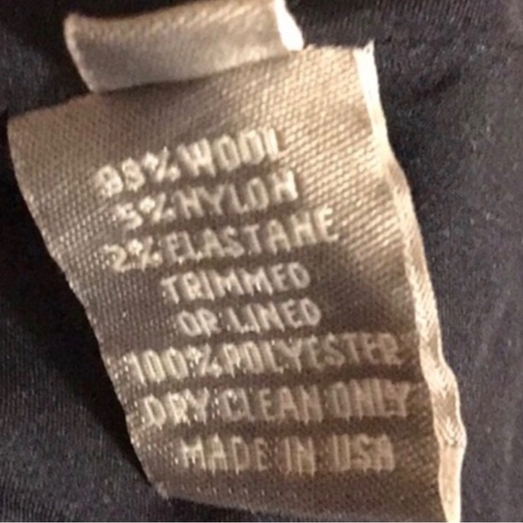 Lela Rose Navy Blue Square Neckline Fit Flare Top - Picture 10 of 10